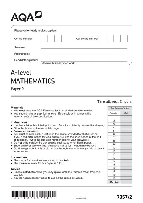 Mark scheme (Higher) Paper 2 Calculator - June 2022. . Higher maths paper 2022 aqa